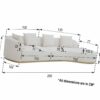Hudson Luxe 3-Seater Bouclé Sofa - Image 8