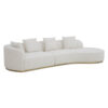 Hudson Luxe 3-Seater Bouclé Sofa - Image 4