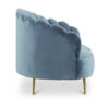 Alfie 2-Seater Velvet Sofa - Image 7