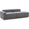 Tuomas 3-Seater Sofa with Ottoman – Light Grey - Image 2