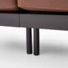 Gwynn 4-Seater Faux Leather Sofa – Dark Brown - Image 8