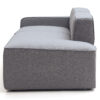 Tuomas 3-Seater Sofa with Ottoman – Light Grey - Image 6