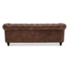 Benjamin Chesterfield Classical 3-Seater PU Leather Sofa - Image 7
