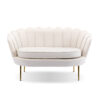 Ariel 2 Seater Velvet Sofa - Image 10