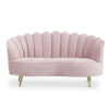 Alfie 2-Seater Velvet Sofa - Image 3