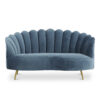 Alfie 2-Seater Velvet Sofa - Image 9