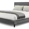 Arden Carbon Gray Fabric Bedframe - Image 2