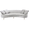 Svelte 4-Seater Sofa (Light Grey)