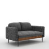 Waleis 2-Seater Sofa (Dark Grey) - Image 5