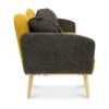 Vinger 2-Seater Sofa Set – Yellow - Image 3