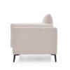 Aledwen 2-Seater Sofa – White Fabric - Image 4