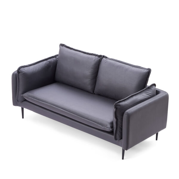 Adain 2-Seater Sofa – Grey - Image 7
