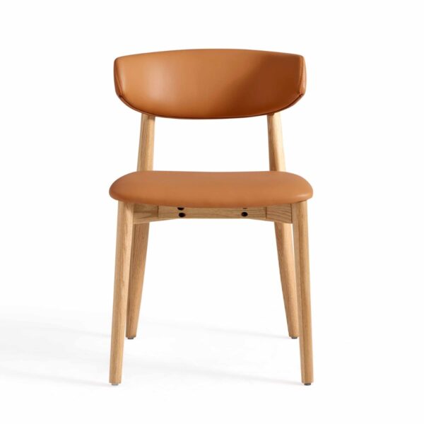 Vance Mid-Century Oak Dining Chair - Image 2