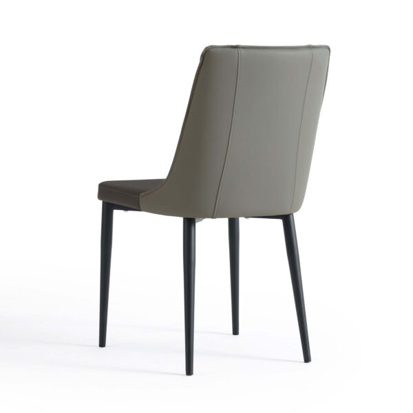 Dena Armless Dining Chair – Grey - Image 4