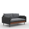 Wardell 2-Seater Sofa – Dark Grey Houndstooth - Image 2