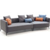 Westbroc 4-Seater Left Chaise Sofa in Dark Grey - Image 2