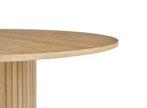 Caesar Round Dining Table – Walnut or Oak Finish - Image 11