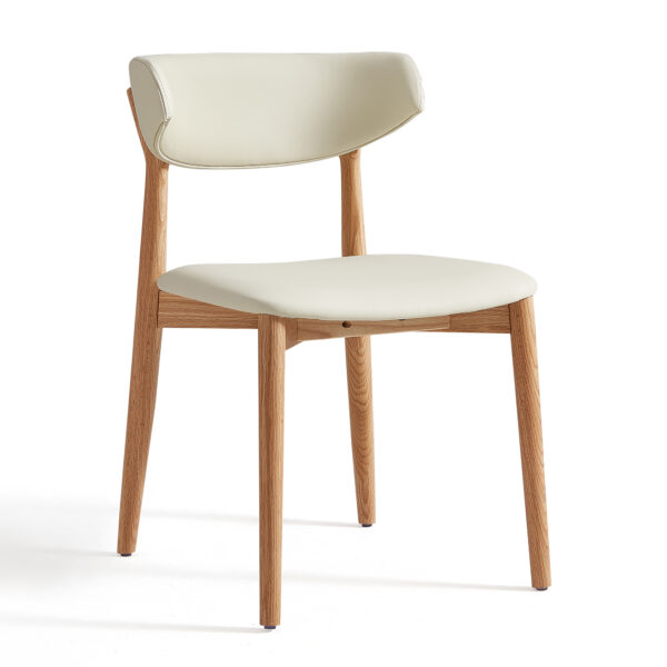 Vance Mid-Century Oak Dining Chair - Image 3