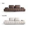 Rianne Modular 4-Seater Leather Sofa - Image 4