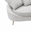 Svelte 4-Seater Sofa (Light Grey) - Image 5