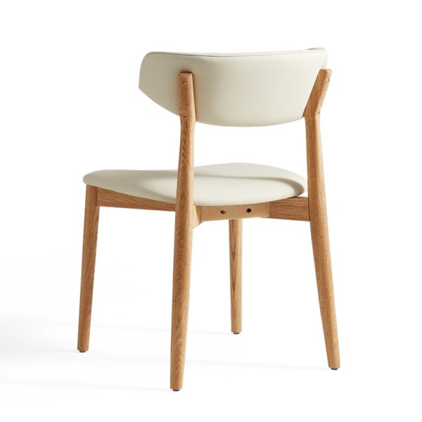 Vance Mid-Century Oak Dining Chair - Image 7