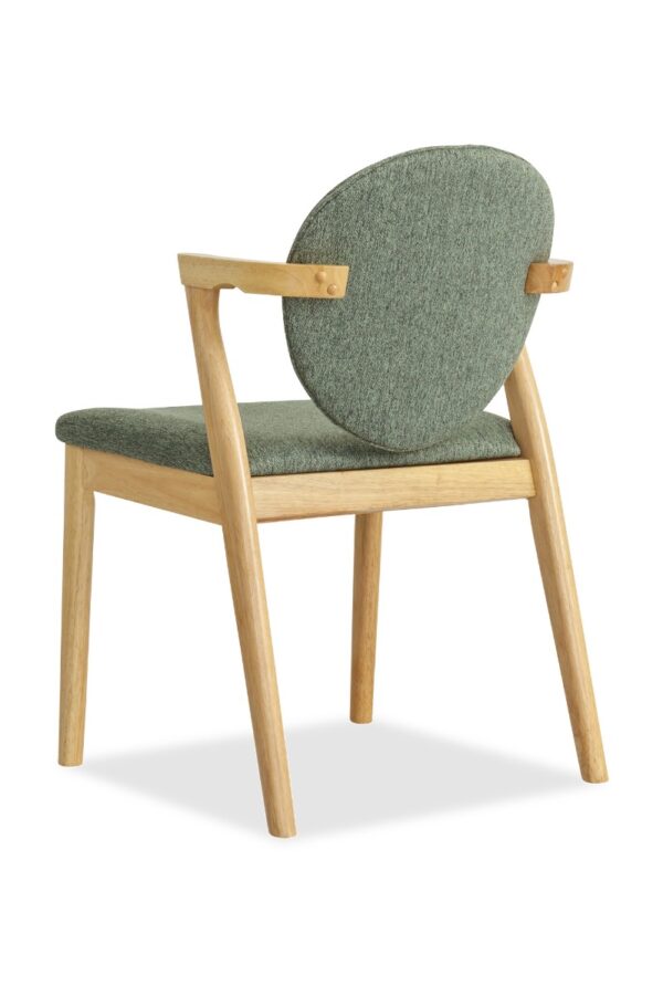 Ronny Arm Dining Chair – Natural - Image 9