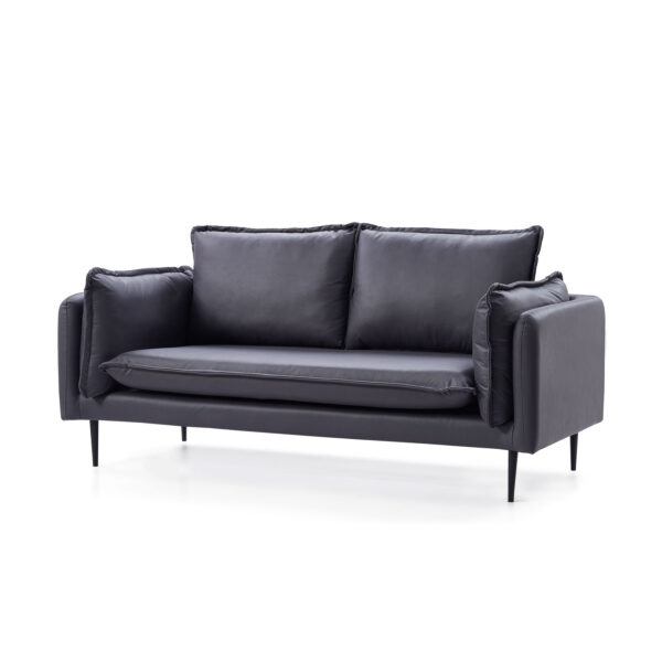 Adain 2-Seater Sofa – Grey - Image 2