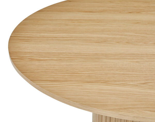 Caesar Round Dining Table – Walnut or Oak Finish - Image 9