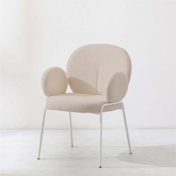 Dantel Sherpa Fabric Armchair - Image 11