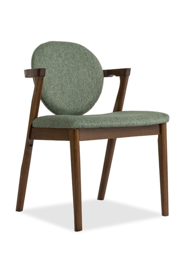 Ronny Arm Dining Chair – Walnut - Image 11