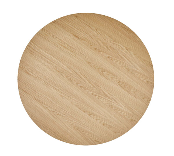 Caesar Round Dining Table – Walnut or Oak Finish - Image 7