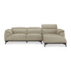 Fautave L-Shape Full Leather Sofa with Adjustable Headrest - Image 12