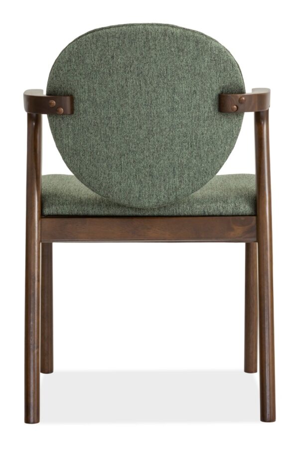 Ronny Arm Dining Chair – Walnut - Image 9