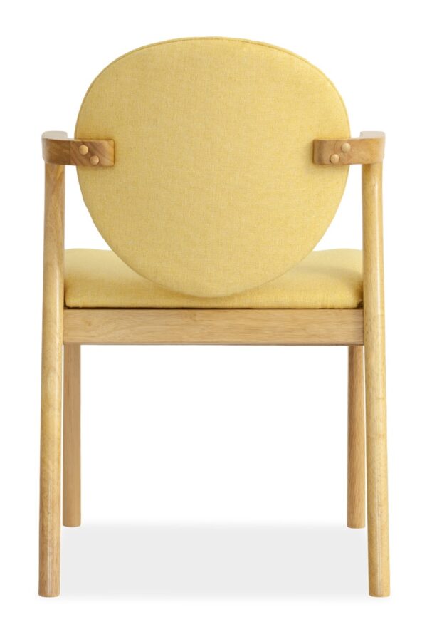 Ronny Arm Dining Chair – Natural - Image 6