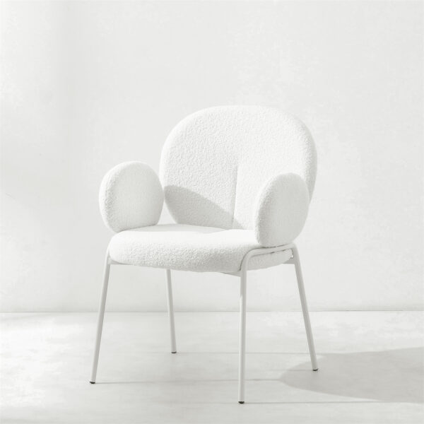 Dantel Sherpa Fabric Armchair - Image 9