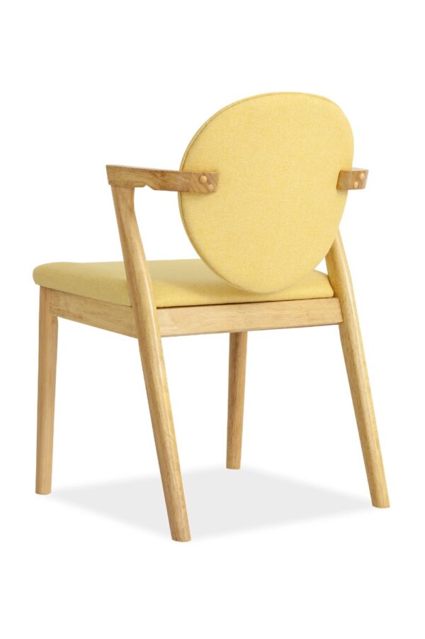 Ronny Arm Dining Chair – Natural - Image 5