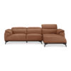 Fautave L-Shape Full Leather Sofa with Adjustable Headrest - Image 14