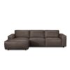 Zalmir L-Shape Full Leather Sofa - Image 16