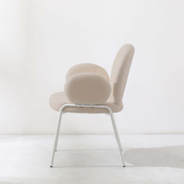 Dantel Sherpa Fabric Armchair - Image 8