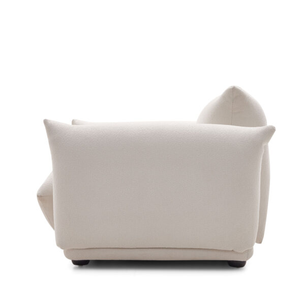 Davies Armchair – Cream White - Image 4