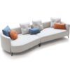 Westbroc 4-Seater Sofa with Right Chaise – Off White - Image 8