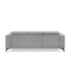 Adriano 2.15m 3-Seater Fabric Sofa with Ottoman - Image 2