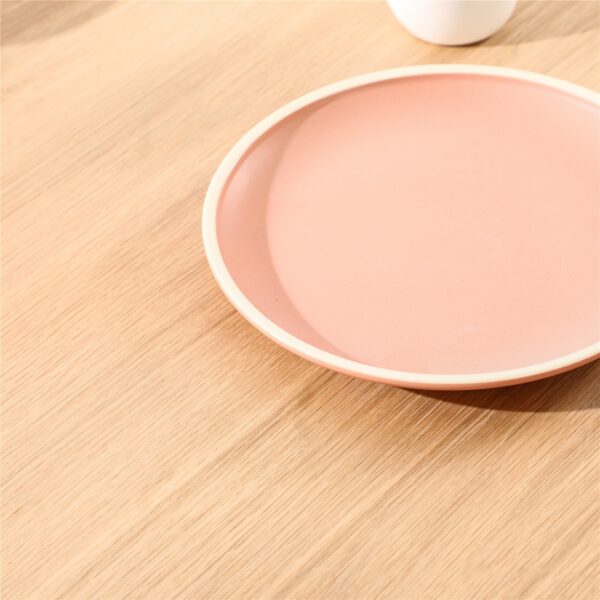 Naomi II Round Oak Veneer Dining Table – 120cm - Image 4