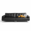 Olcay Premium 4-Seater Genuine Leather Sofa - Image 4