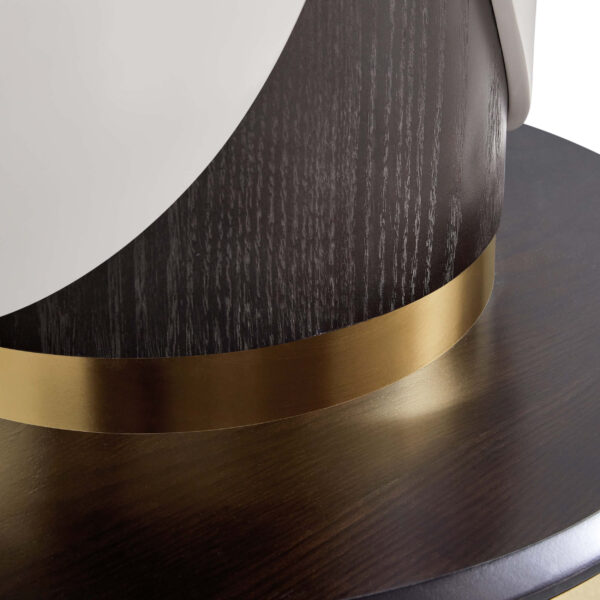 Botticino 1.35M Round Sintered Stone Dining Table - Image 4