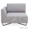 Scott 3-Seater Modular Sofa with Ottoman – Light Grey - Image 9