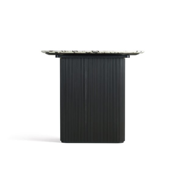 Paulius 1.6M Cultured Marble Dining Table - Image 4