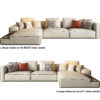Siddell Premium 4-Seater L-Shape Sofa - Image 2
