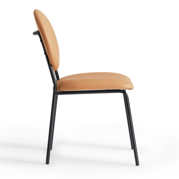 Adamou Faux Leather Dining Chair - Image 5