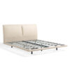 Leandrew Taupe Upholstered Bed Frame + Pedestals - Image 6